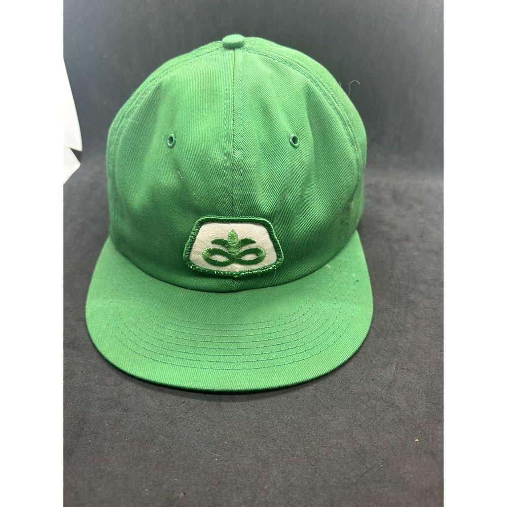 VINTAGE Pioneer Seeds Patch K Brand Products Mesh Snapback Hat‎ USA Trucker Cap